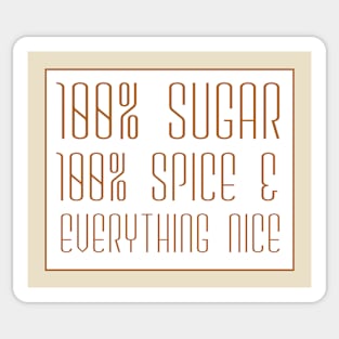 100% sugar Sticker